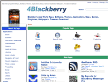 Tablet Screenshot of 4blackberry.net